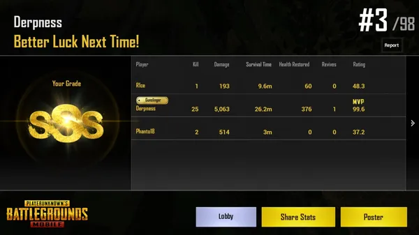 PUBG Mobile - Kill